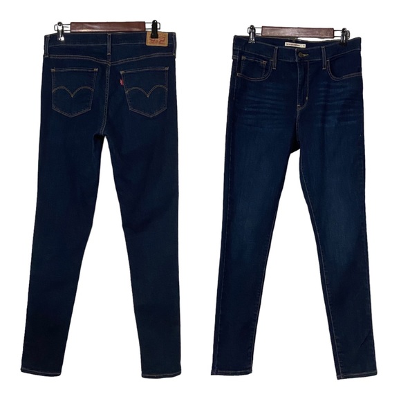 Levi’s 720 High Rise Super Skinny Dark Wash Jeans - Picture 14 of 14